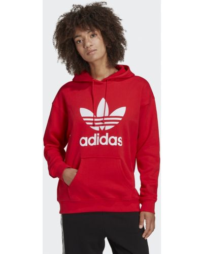 Sudadera con capucha Adidas Originals rojo