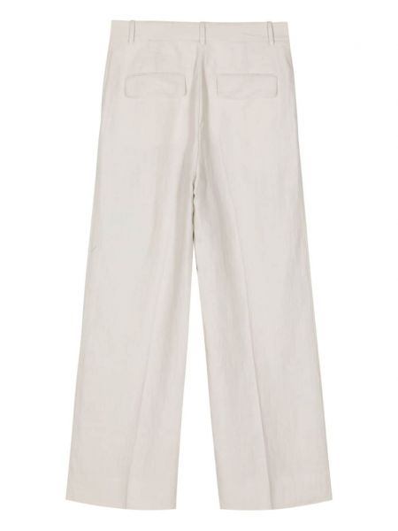 Lniane spodnie N.peal białe