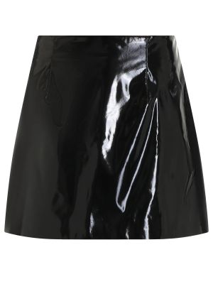 Лаковая юбка мини Botrois черная