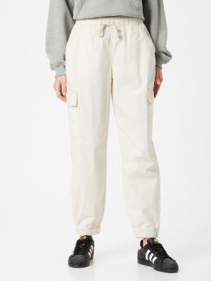 Pantaloni cu buzunare Hollister alb