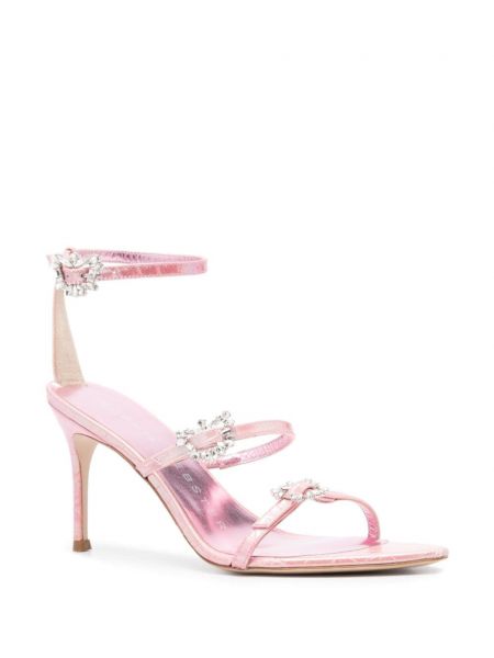 Leder sandale Sophia Webster pink