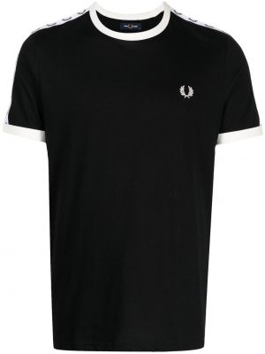 Pamut póló Fred Perry fekete