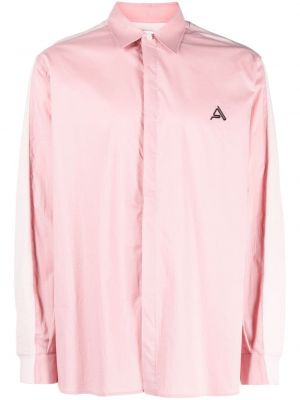 Памучна риза бродирана Ambush розово