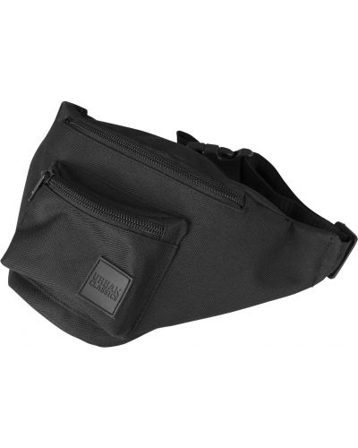 Чанта за носене на кръста с цип Urban Classics черно