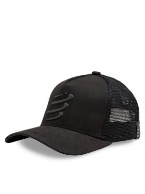 Kepurė su snapeliu Compressport juoda