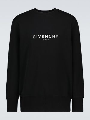 Памучен суитчър Givenchy черно