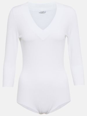 Body en tricot Alaïa blanc