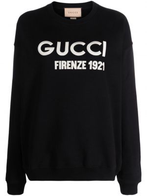 Bavlněná mikina s výšivkou Gucci