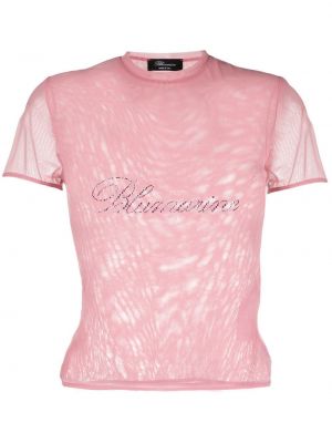 Tyll t-skjorte Blumarine rosa