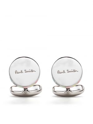 Manšetni gumbi s črtami Paul Smith srebrna