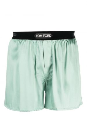 Hodvábne boxerky Tom Ford zelená