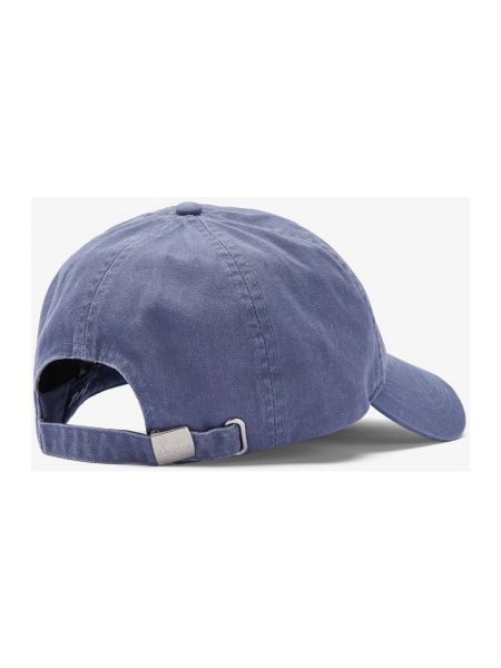 Gorra de algodón Barbour violeta