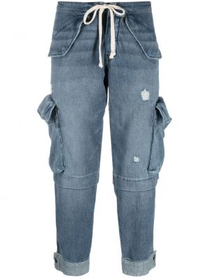 Jeans avec poches Greg Lauren bleu