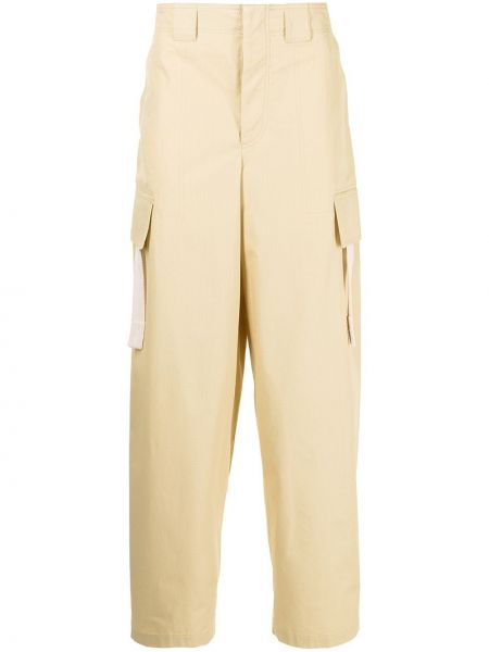 Pantalones cargo bootcut Jacquemus amarillo