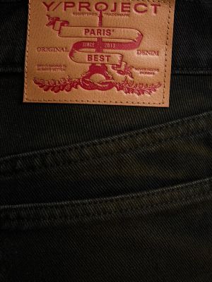 Zvonové džíny s nízkým pasem Y/project černé