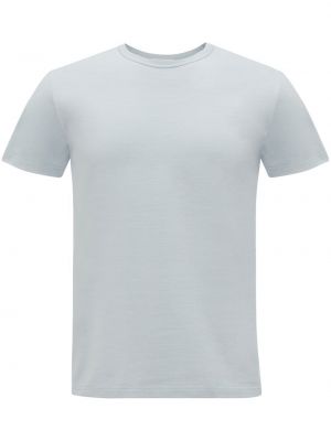 T-shirt con scollo tondo Alexander Mcqueen blu