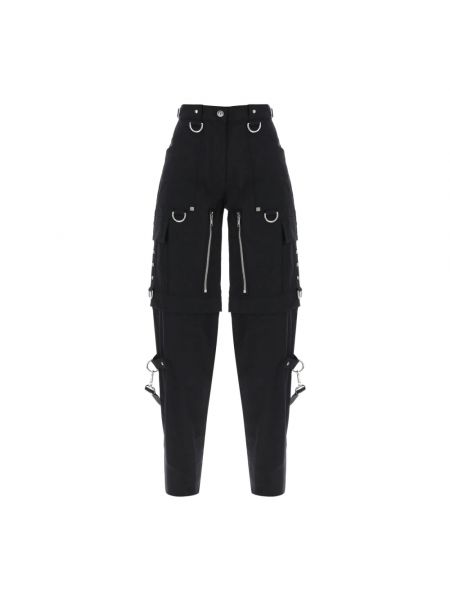 Czarne proste spodnie Givenchy