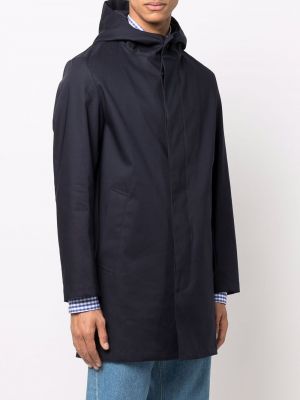Kabát s kapucí Mackintosh modrý
