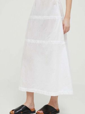 Midi sukně Deha bílé