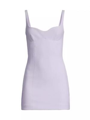 Мини-платье эластичной вязки Zoey Bec & Bridge, pale lilac