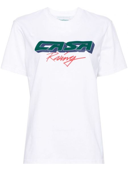 Medvilninis marškinėliai Casablanca balta