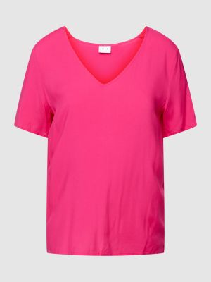 Podstawowa koszulka Vila różowa