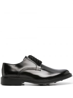 Pantofi cu șireturi din piele de lac Corneliani negru