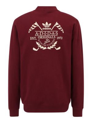 Priliehavý sveter Adidas Originals červená