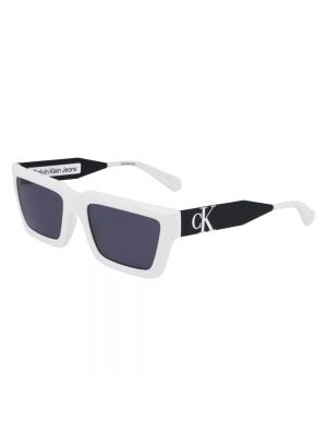 Okulary przeciwsłoneczne Calvin Klein białe