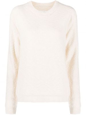Pullover mit rundem ausschnitt Maison Margiela weiß