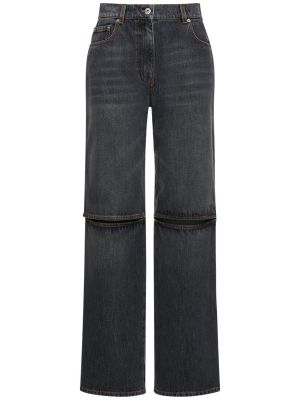 Jeans bootcut large ajourées Jw Anderson gris