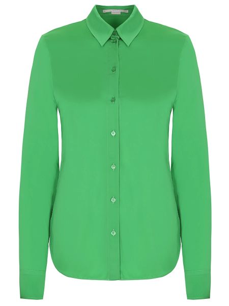 Зеленая блузка из вискозы Stella Mccartney