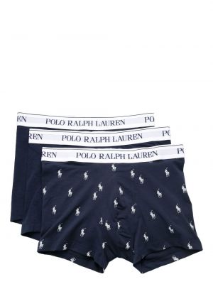 Kožené boxerky s potiskem Polo Ralph Lauren