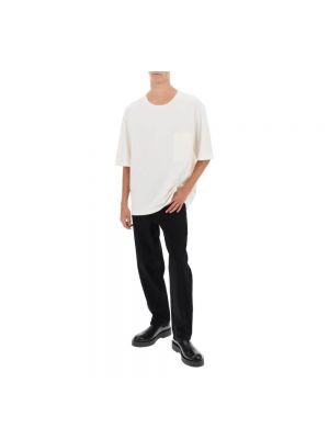 Camisa oversized con bolsillos Lemaire blanco