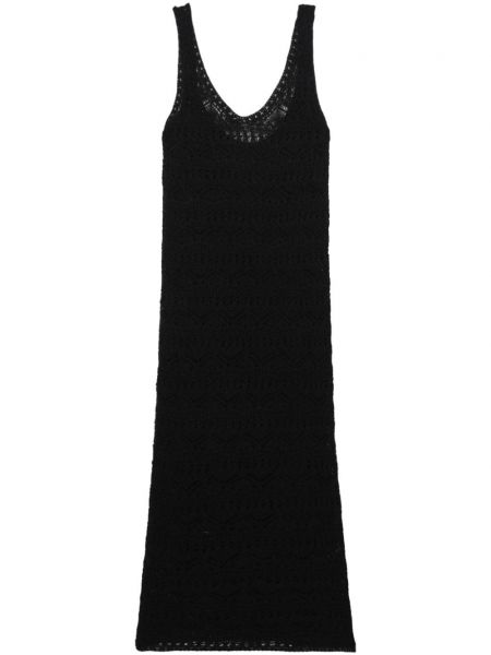 Μίντι φόρεμα Iro μαύρο