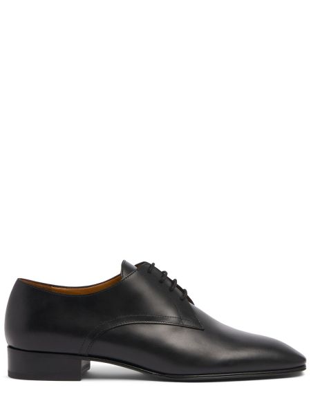 Pantofi oxford cu șireturi din dantelă The Row negru