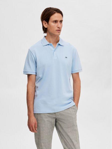 Polo Selected Homme blu