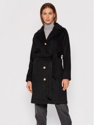 Вовняне зимове пальто Selected Femme чорне
