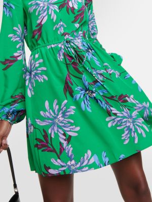 Obleka s cvetličnim vzorcem Diane Von Furstenberg