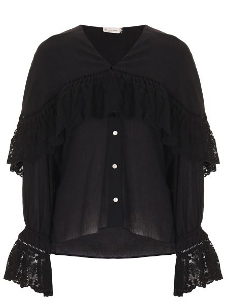 Блузка из вискозы By Malene Birger черная