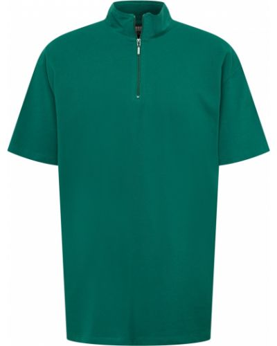 Krekls ar rāvējslēdzēju Urban Classics zaļš