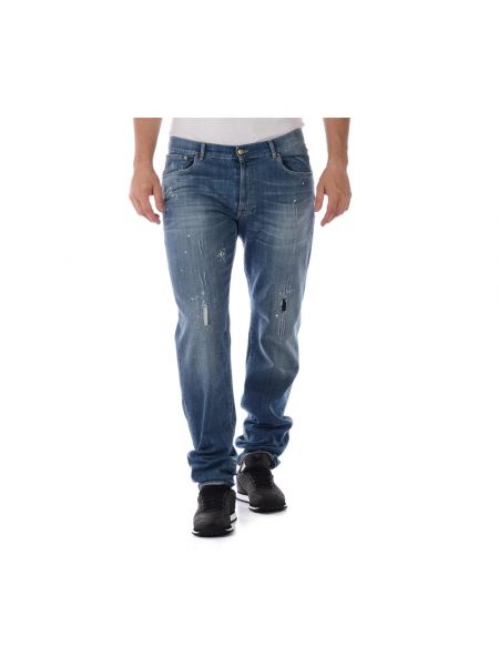 Straight jeans Daniele Alessandrini blau