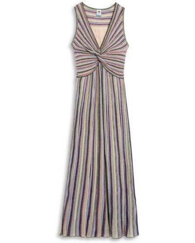 Sukienka długa M Missoni - Brązowy