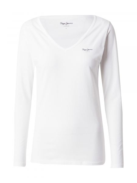 T-shirt manches longues Pepe Jeans blanc