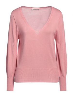 Maglione di seta di cotone Zanone rosa