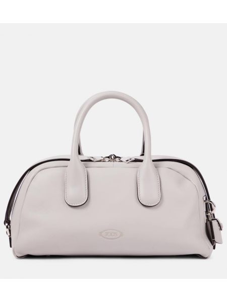 Lær mini bag Tod's grå