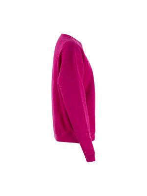 Sudadera con cuello redondo de algodón de cuello redondo Ralph Lauren rosa