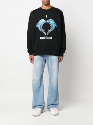 Sweatshirt mit rundhalsausschnitt mit print Botter