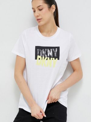 Dkny pamut póló fehér