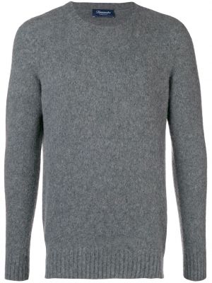 Maglione con scollo tondo Drumohr grigio